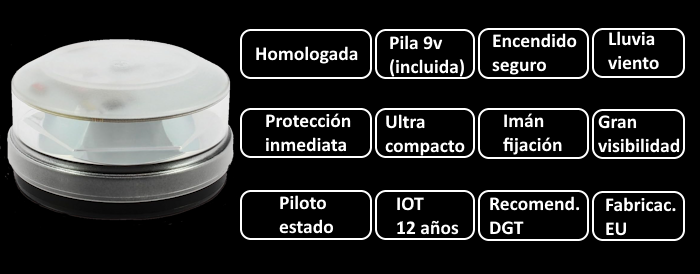 Baliza SosTraffic V16 IOT - Características técnicas Baliza SosTraffic V16 IOT - Características técnicas