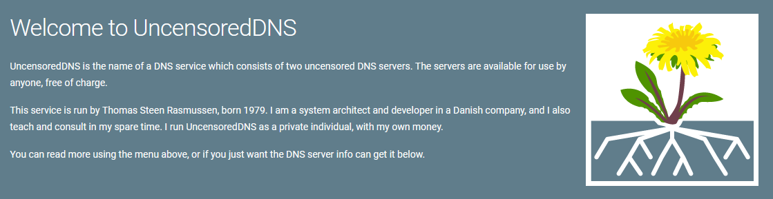 UncensoredDNS: Un proyecto personal de DNS sin censura