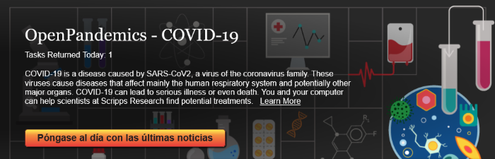 OpenPandemics - COVID-19: Donados dos años de tiempo de proceso