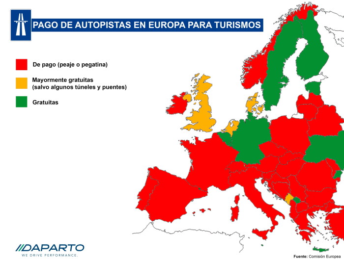 Las autopistas españolas entre las mas caras de Europa
