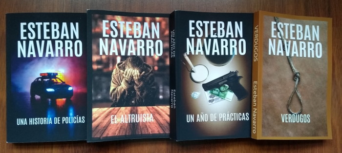 Novelas de sucesos e investigaciones policiales por Esteban Navarro
