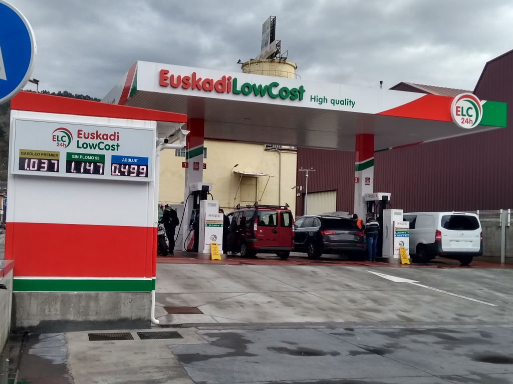 Euskadi LowCost: Una red de gasolineras baratas
