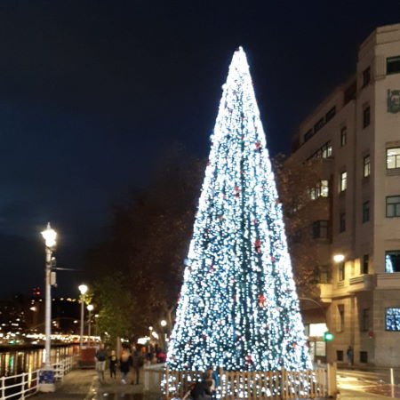 Iluminación de Navidad en Bilbao