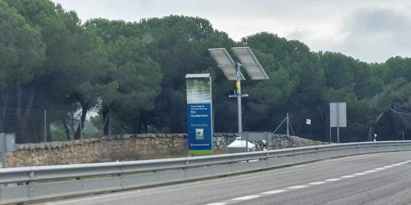 Puerto de Galapagar (Madrid): Nuevo medido de tramo en la M-505