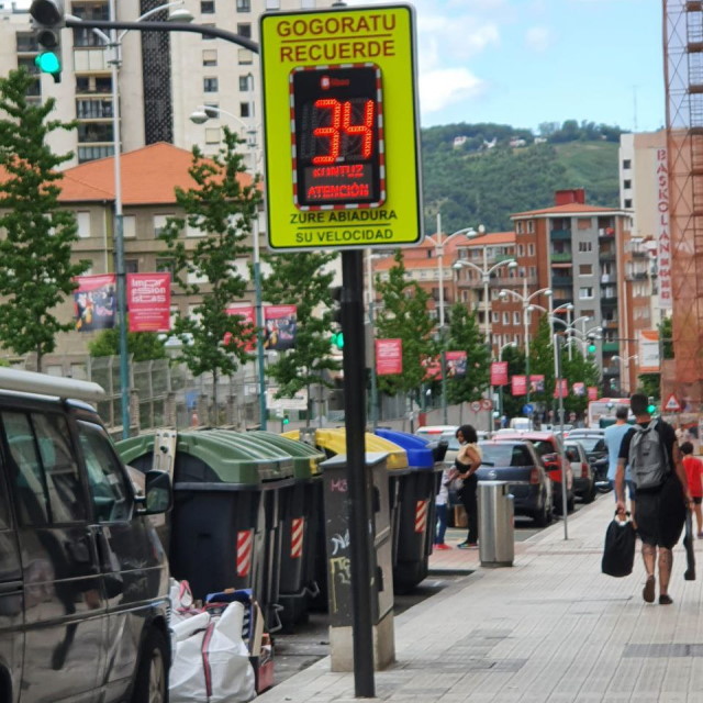 Bilbao: Instalación de paneles radares informativos o pedagógicos
