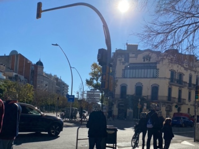 Barcelona: Radar fijo Calle Mallorca con Calle Muntanya