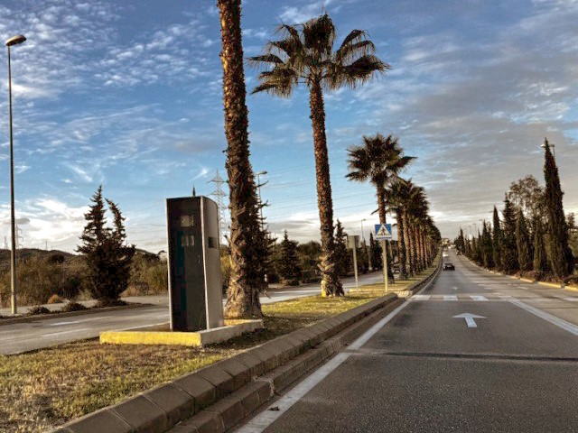 Malaga: Radar en Avenida Pintor Rodrigo Vivar